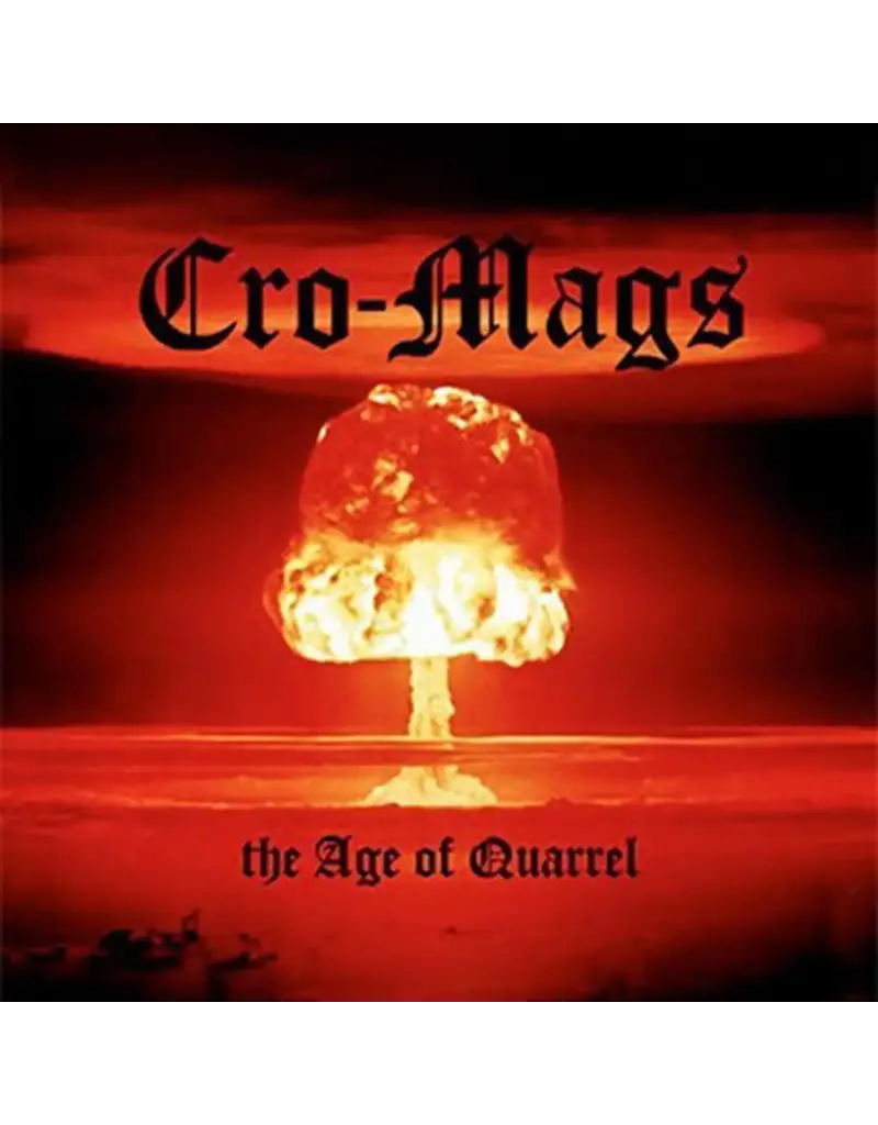 (LP) Cro-Mags - The Age Of Quarrel (Translucent Ruby Red Vinyl) (2025 Reissue)