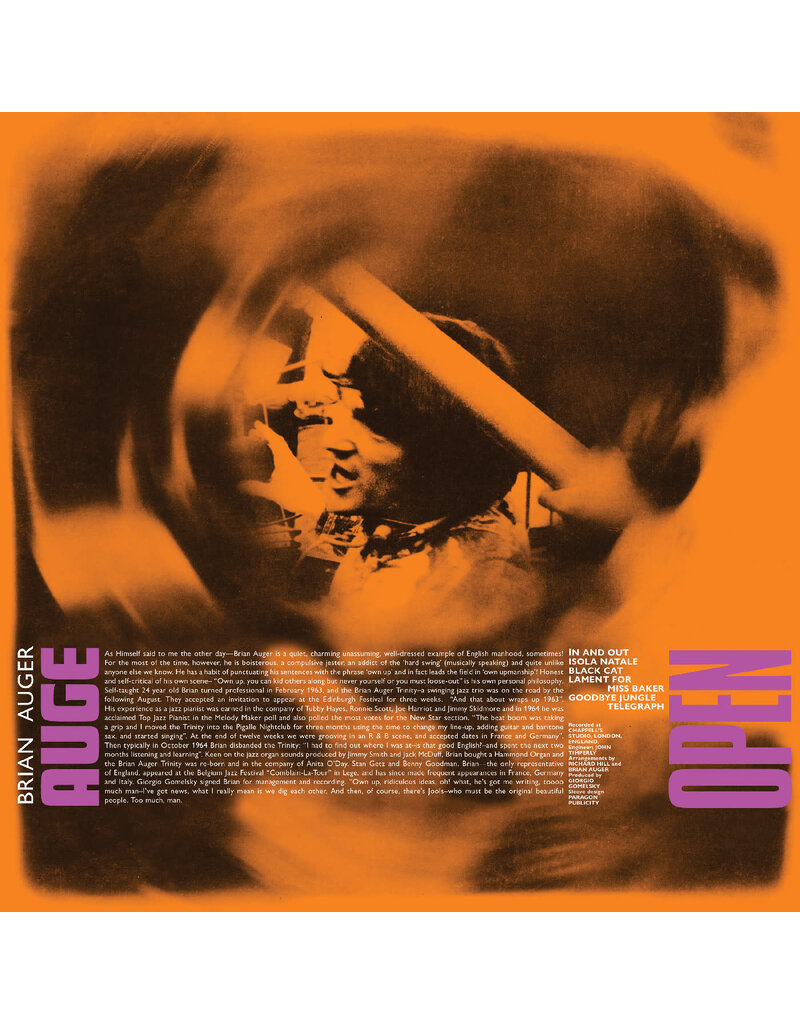 (LP) Julie Driscoll & Brian Auger & The Trinity - Open (2025 Repress)