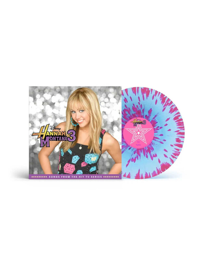 Disney (LP) Hannah Montana (Miley Cyrus) - Hannah Montana 3 (Songs From the TV Series) (Pretty In Pink Splatter Vinyl)