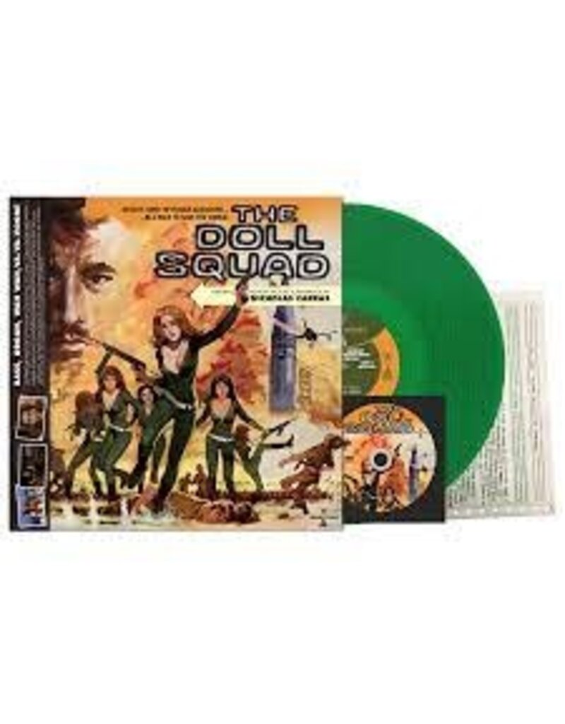 Modern Harmonic (LP) Nicholas Carras - The Doll Squad (Original Motion Picture Soundtrack) (Transparent Green Vinyl)