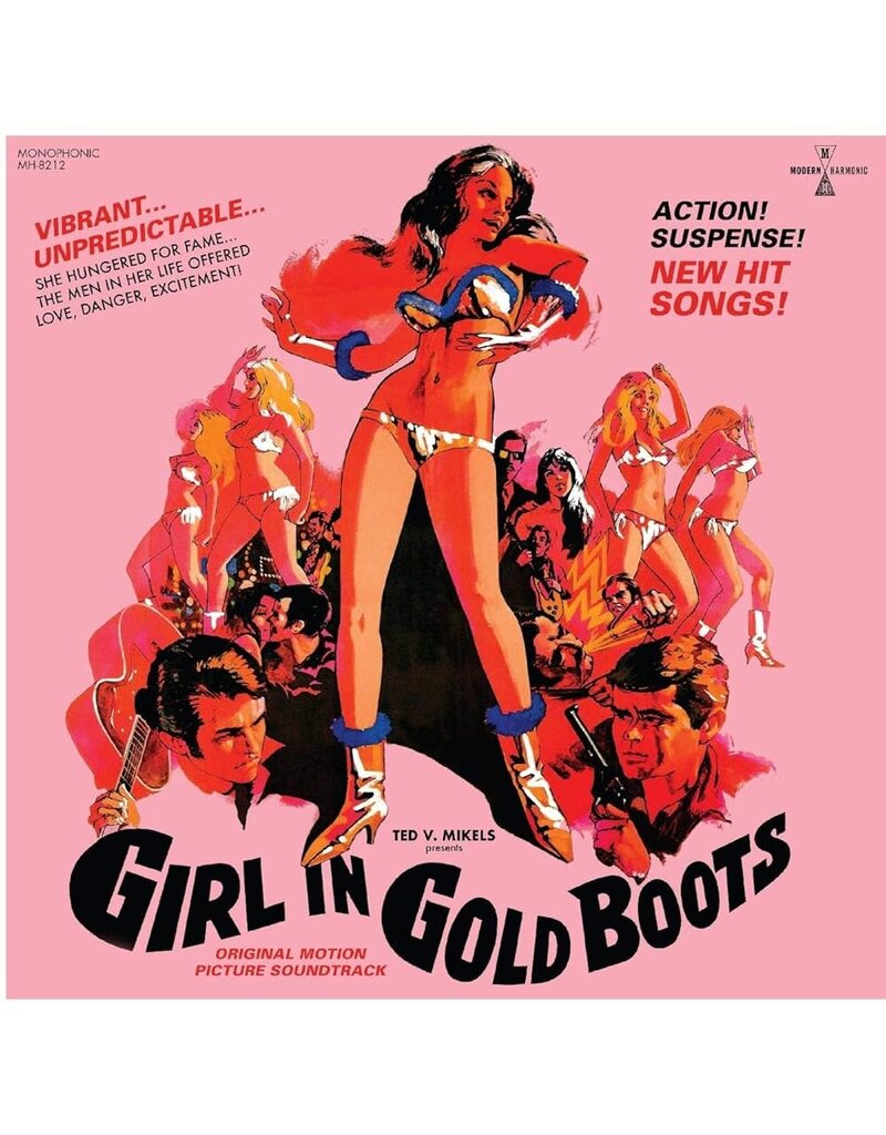 Modern Harmonic (LP) V/A - Girl In Gold Boots (Original Motion Picture Soundtrack) (Gold Vinyl)