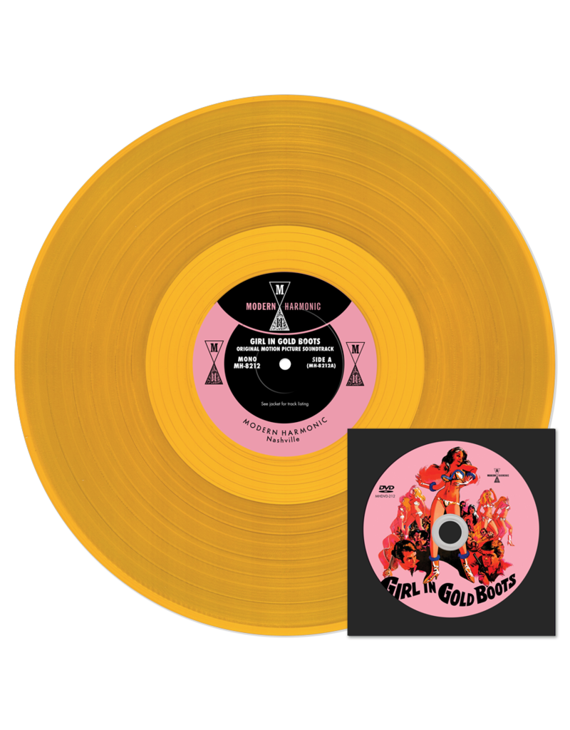 Modern Harmonic (LP) V/A - Girl In Gold Boots (Original Motion Picture Soundtrack) (Gold Vinyl)