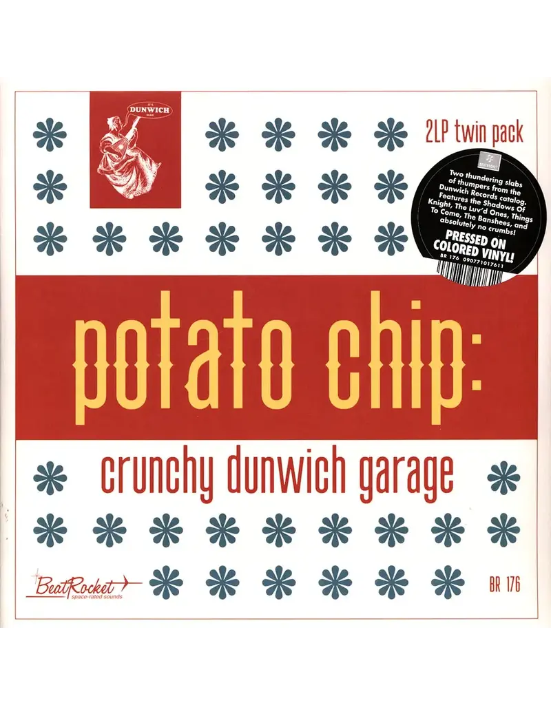 (LP) V/A - Potato Chip: Crunchy Dunwich Garage (Seaglass Blue Vinyl) (2LP)