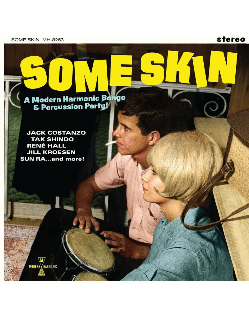 Modern Harmonic (LP) V/A - Some Skin: A Modern Harmonic Bongo & Percussion Party (Yellow Vinyl)
