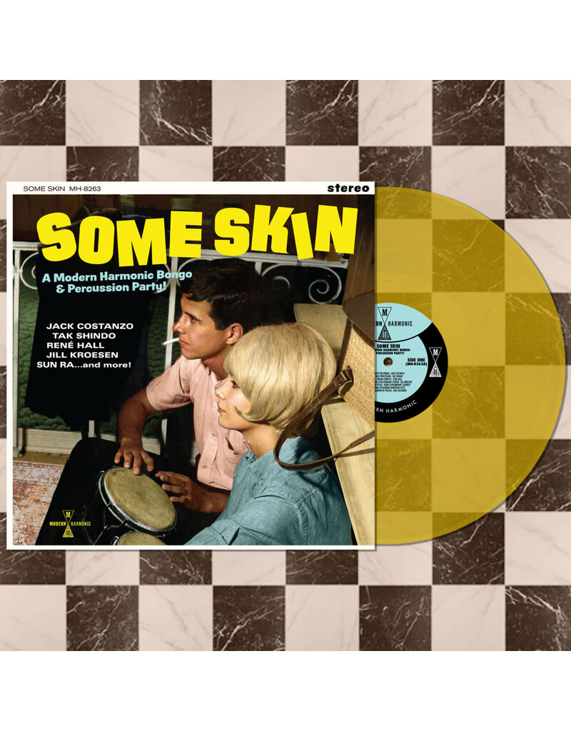 Modern Harmonic (LP) V/A - Some Skin: A Modern Harmonic Bongo & Percussion Party (Yellow Vinyl)