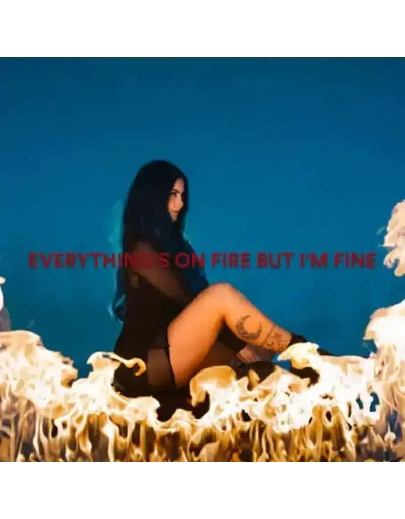 Virgin Records (LP) As December Falls - Everything's On Fire But I'm Fine (Indie Exclusive Blue/Red Split Splatter Vinyl w/ Alternate Cover Art)