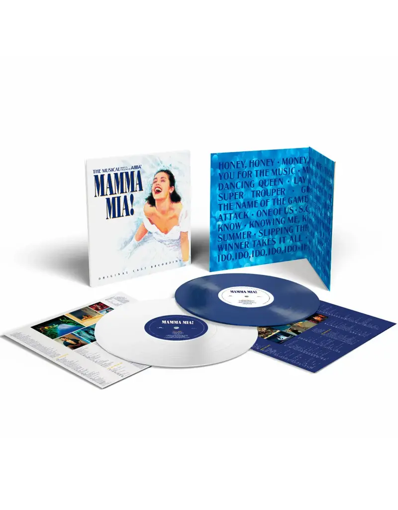 (LP) Original Cast Recording - Mamma Mia! The Musical (Original London Cast Recording) (Blue/White Vinyl) [2LP]