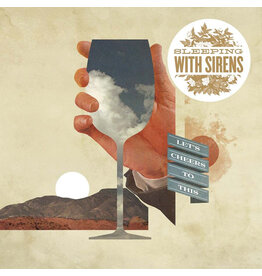 (LP) Sleeping with Sirens - Let's Cheers to This (Blue with Orange Splatter Vinyl) (2025 Reissue)