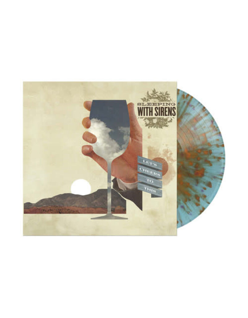 (LP) Sleeping with Sirens - Let's Cheers to This (Blue with Orange Splatter Vinyl) (2025 Reissue)
