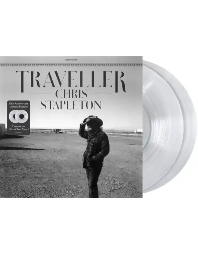 Mercury Records (LP) Chris Stapleton - The Traveller (10th Anniversary) (Indie Exclusive Translucent Ultra Clear Vinyl) [2LP]