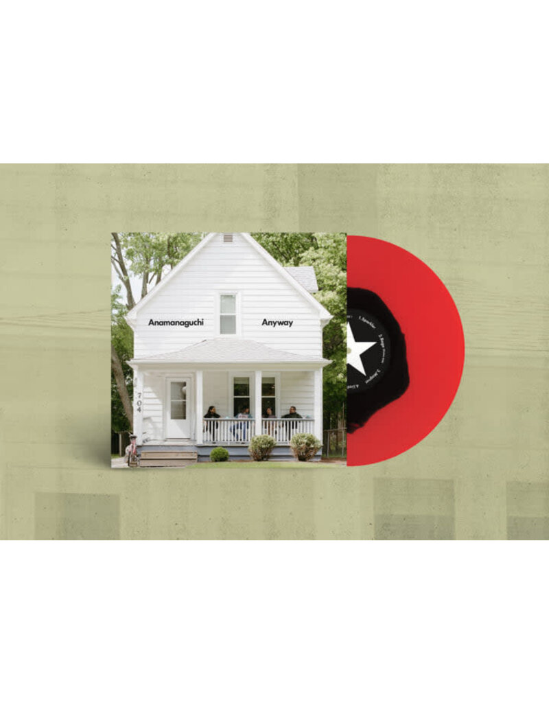 (LP) Anamanaguchi - Anyway (Black in Red Vinyl)