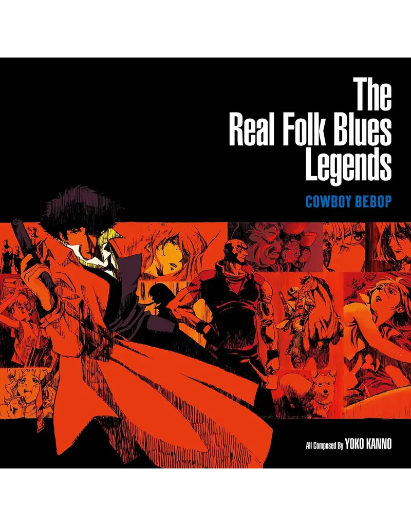 Milan Records (LP) Seatbelts - COWBOY BEBOP: The Real Folk Blues Legends (Limited Edition Dark Blue Marbled Vinyl) (2025 Reissue) [2LP]
