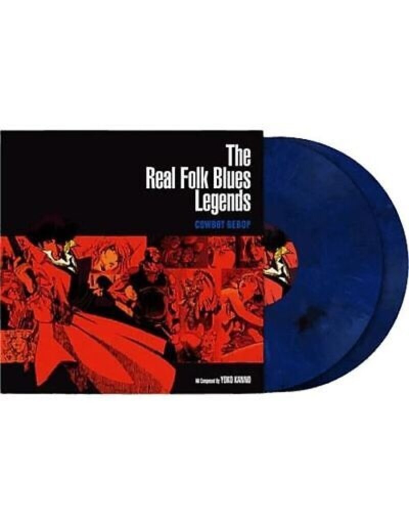 Milan Records (LP) Seatbelts - COWBOY BEBOP: The Real Folk Blues Legends (Limited Edition Dark Blue Marbled Vinyl) (2025 Reissue) [2LP]
