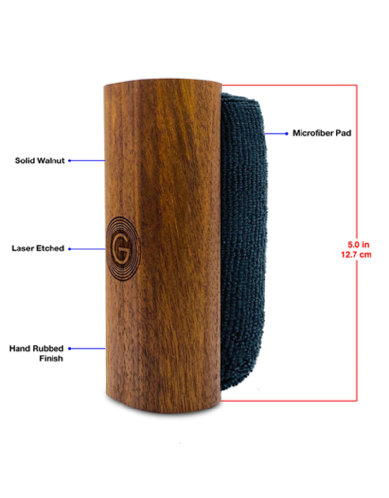 Microforum Distribution GrooveWasher - Walnut Record Cleaning Kit