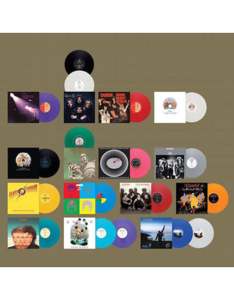 Hollywood (LP) Queen - Queen Studio Collection Box (15 Studio Albums,18 LP Box Set)