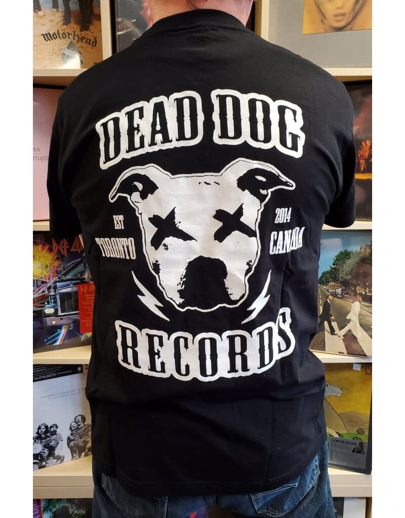 Dead Dog T-Shirt Crest Logo Front W/ Biker Patch Back