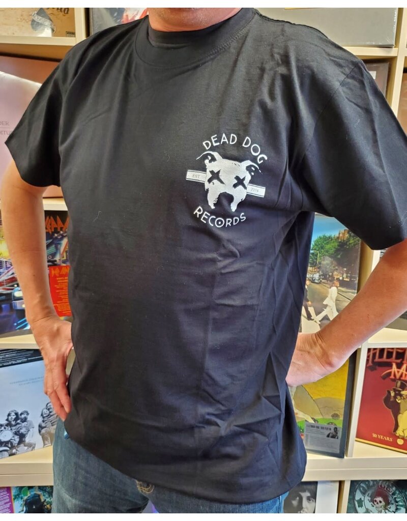 Dead Dog T-Shirt Crest Logo Front W/ Biker Patch Back