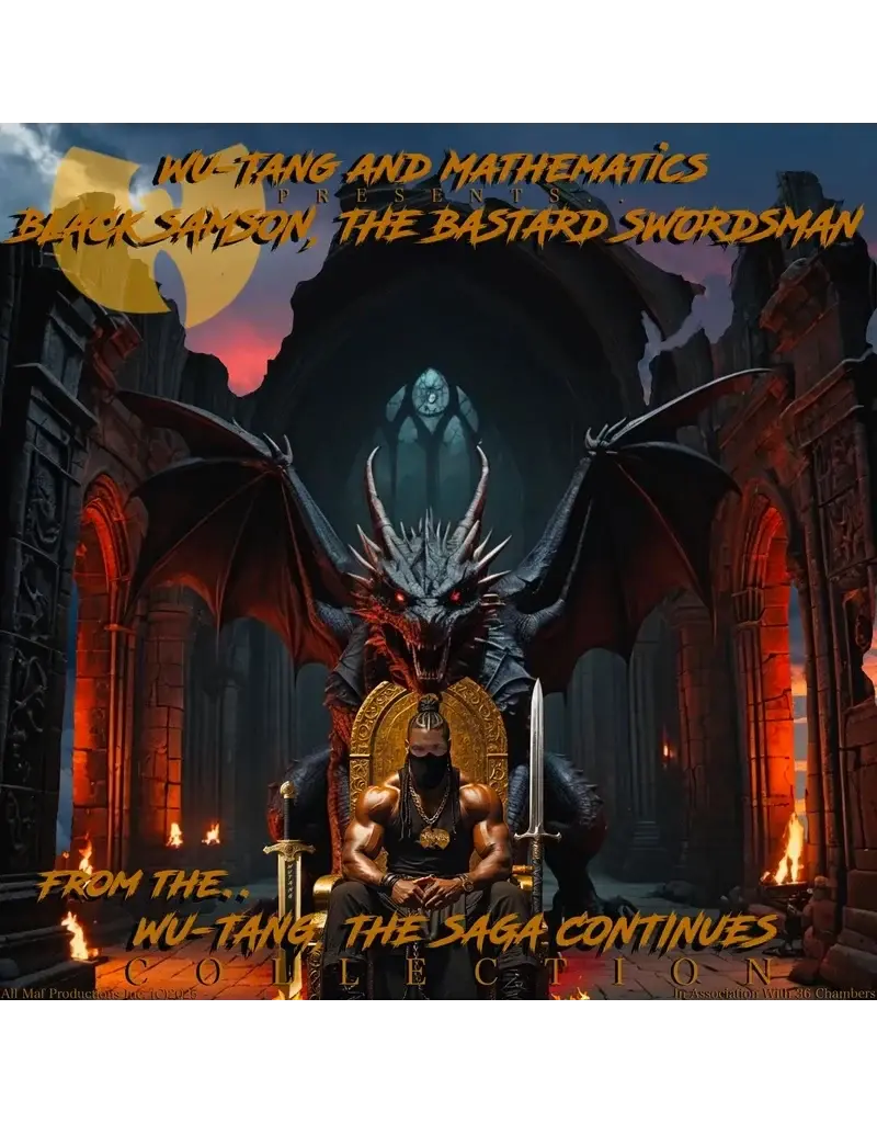 Virgin Records (LP) Wu-Tang and Mathematics - Black Samson, The Bastard Swordsman (2LP)