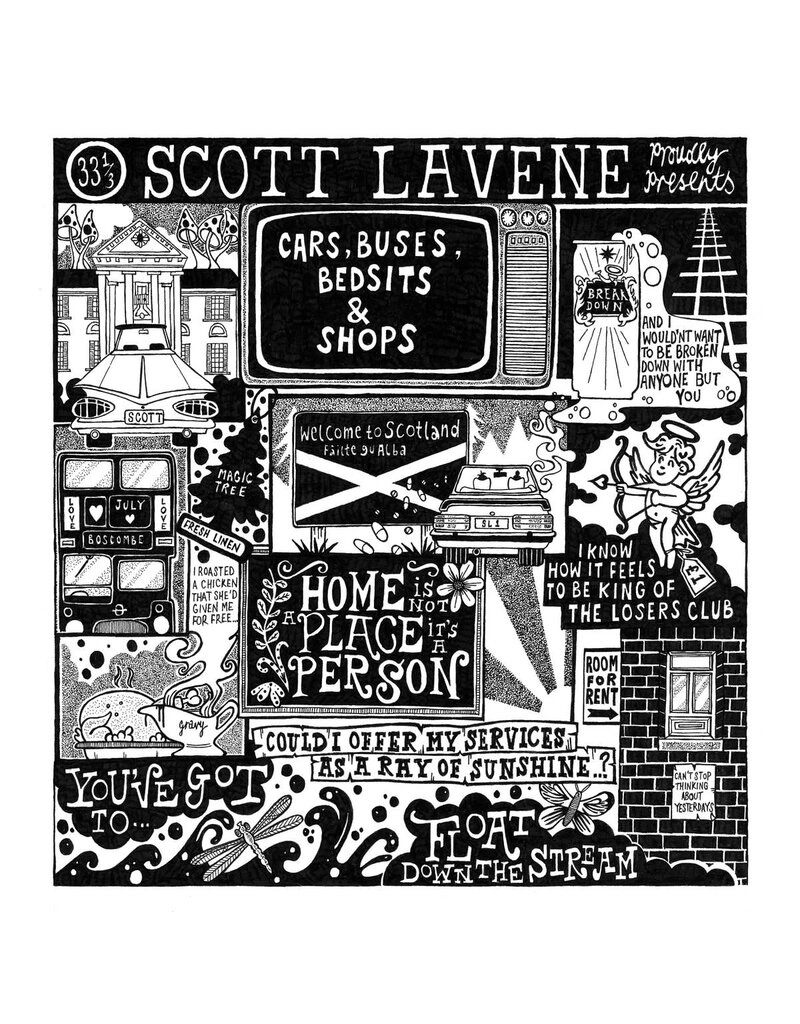 (CD) Scott Lavene - Cars, Buses, Bedsits And Shops