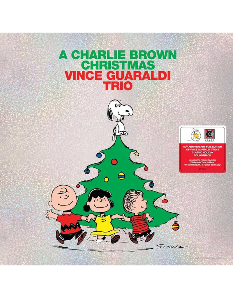 Concord Jazz (LP) Vince Guaraldi Trio  - Charlie Brown Christmas (60th Anniversary) (Limited Edition Holographic Foil Cover)
