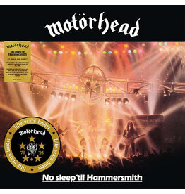 (LP) Motorhead - No Sleep 'Til Hammersmith: Live (50th Anniversary Edition) (Limited Yellow & Black Vinyl)