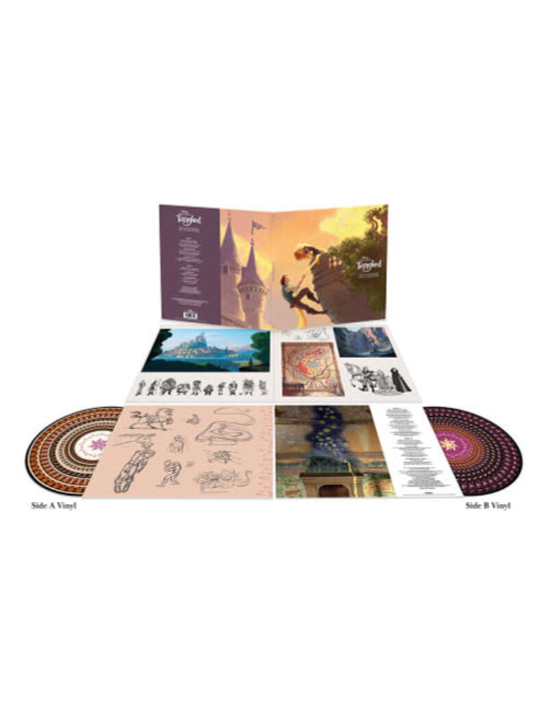 Disney (LP) Various Artists - Songs From Tangled (15th Anniversary) (Limited Edition Zoetrope Vinyl)