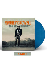 (LP) Rodney Crowell - Airline Highway (Indie Exclusive Cobalt Blue Vinyl) (Autographed)