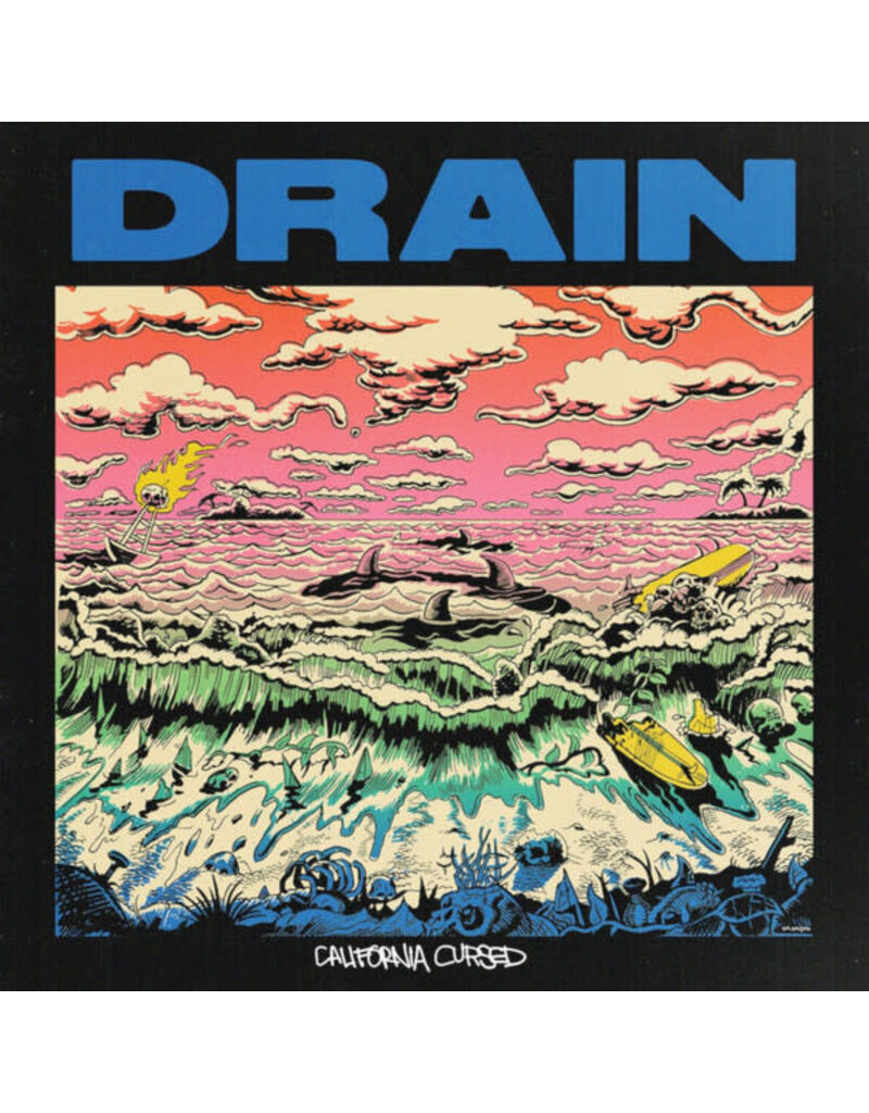 (LP) Drain - California Cursed (baby blue vinyl)