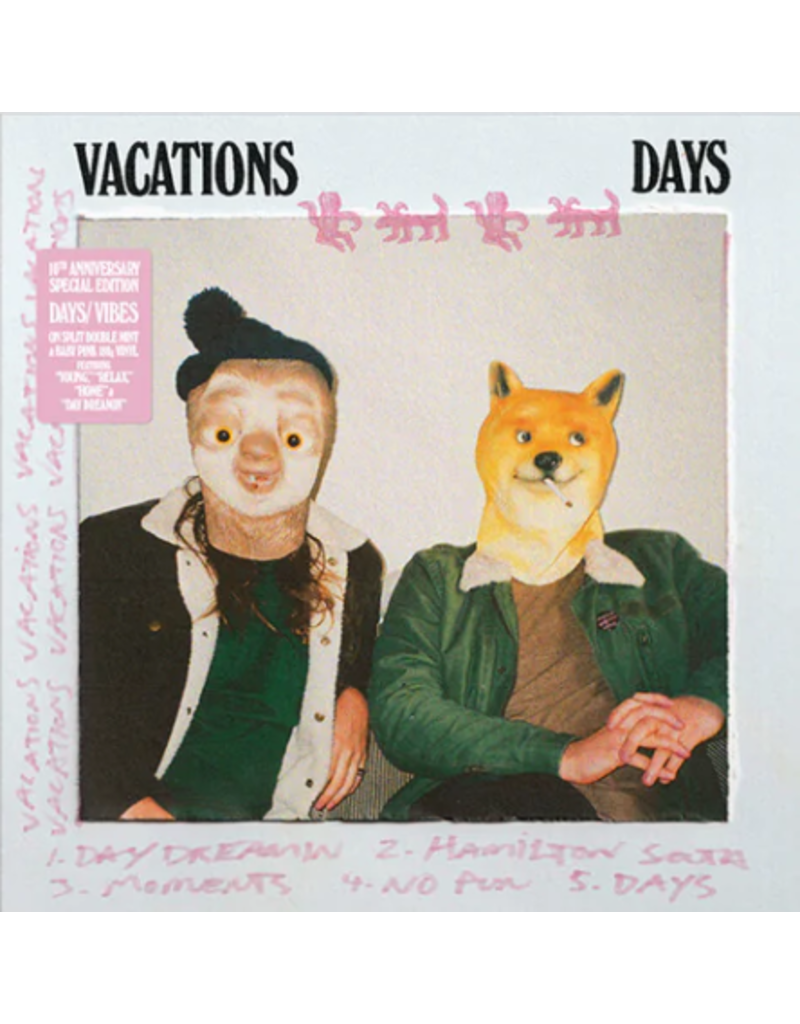 NETTWERK (LP) Vacations - Days/Vibes (180g Half Mint & Half Pink Vinyl)