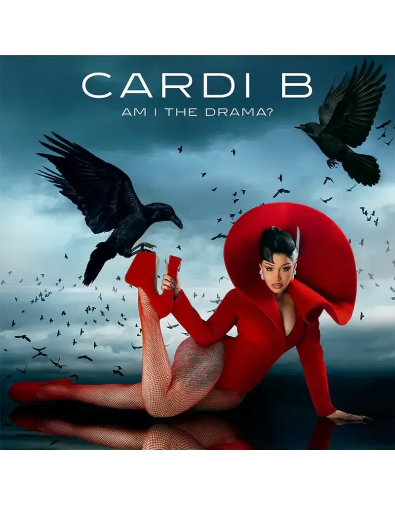 Atlantic (LP) Cardi B - Am I The Drama? (Indie Exclusive Baby Blue Vinyl) (Autographed Art Card)