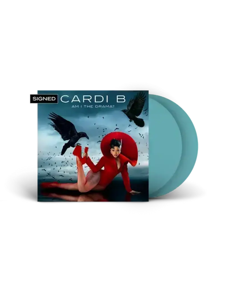 Atlantic (LP) Cardi B - Am I The Drama? (Indie Exclusive Baby Blue Vinyl) (Autographed Art Card)