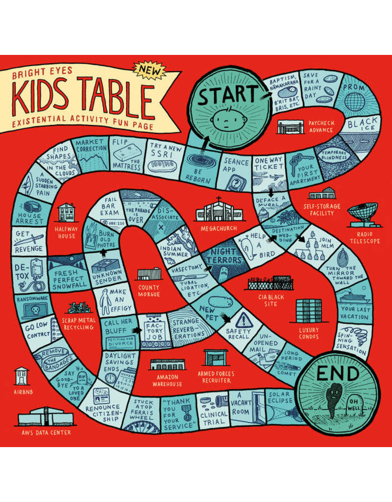 (LP) Bright Eyes - Kids Table (Five Dice, All Threes Companion) (EP)