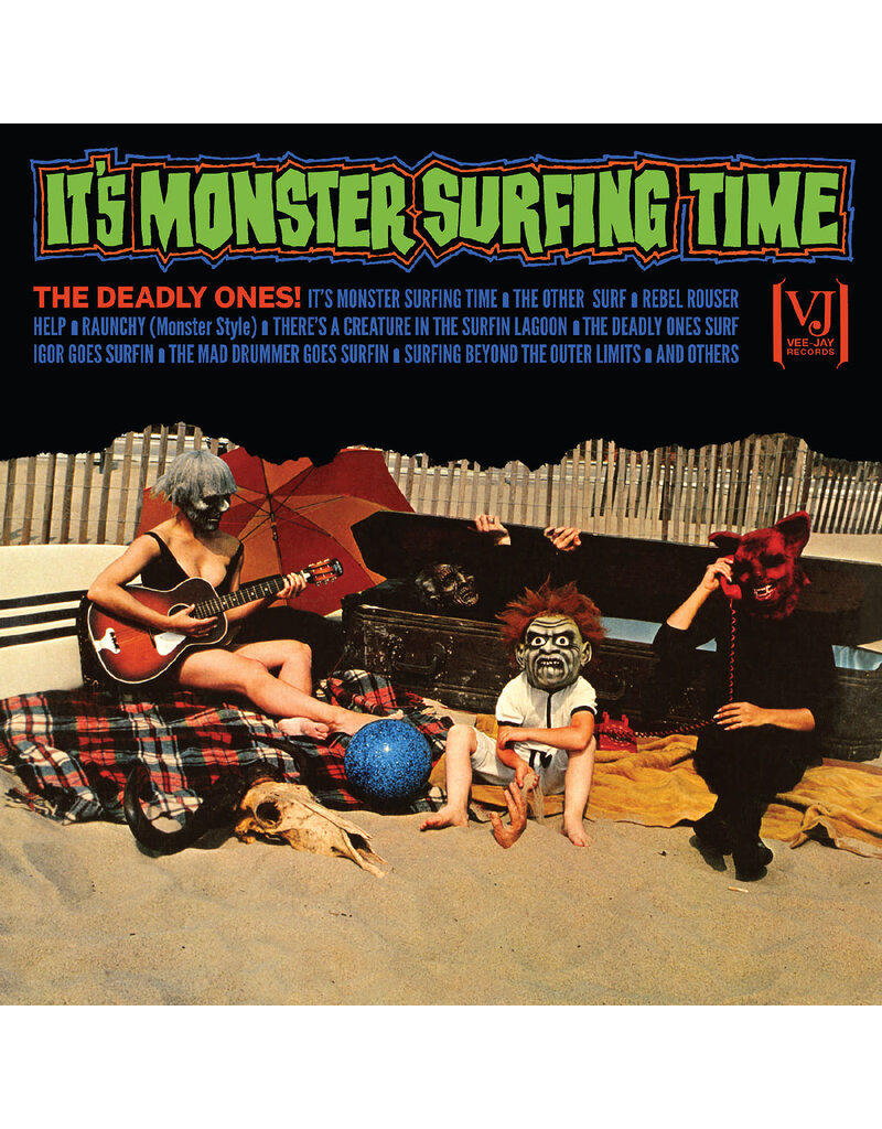 (LP) The Deadly Ones - It's Monster Surfing Time (Bloody Pumpkin Vinyl) (2025 Reissue)