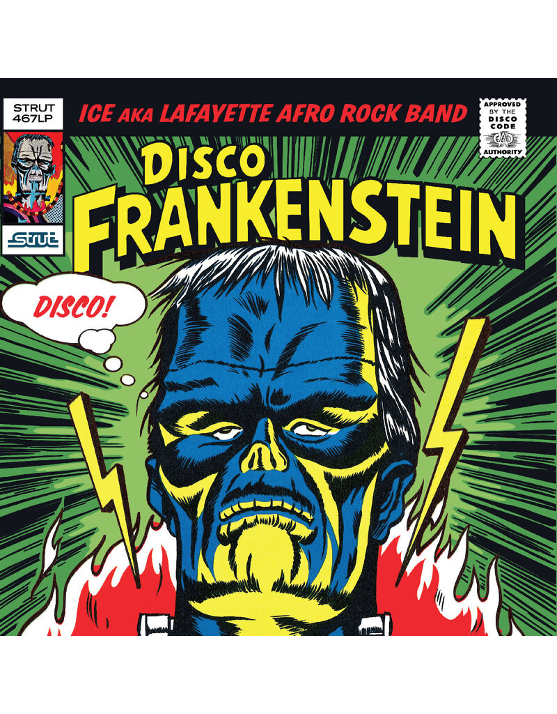Strut (LP) Ice (Lafayette Afro-Rock Band) - Disco Frankenstein (Limited Edition Blood-Stained Vinyl) (2025 Reissue)