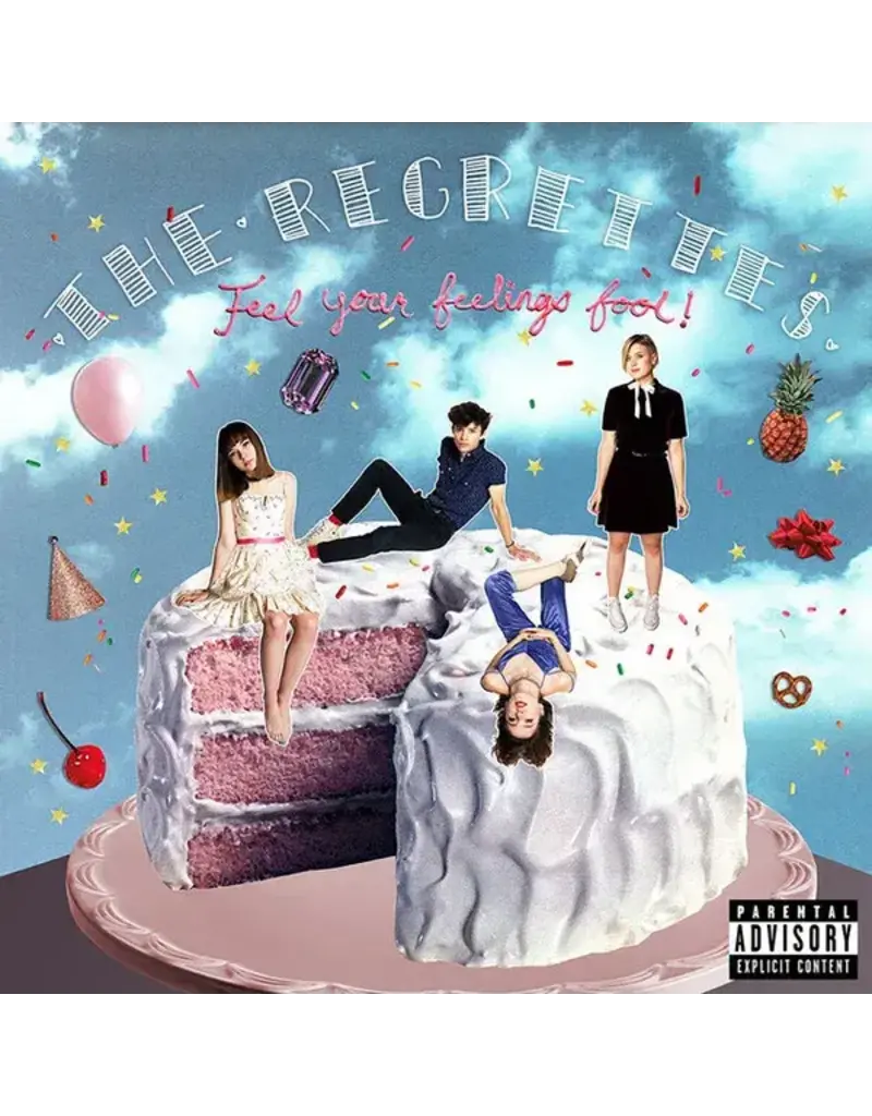 (LP) The Regrettes - Feel Your Feelings Fool (Marbled Pink & Blue Vinyl)