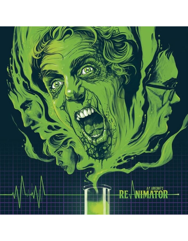 Waxwork Records (LP) Richard Band - Re-Animator O.S.T. (Green & Black Swirl Coloured)