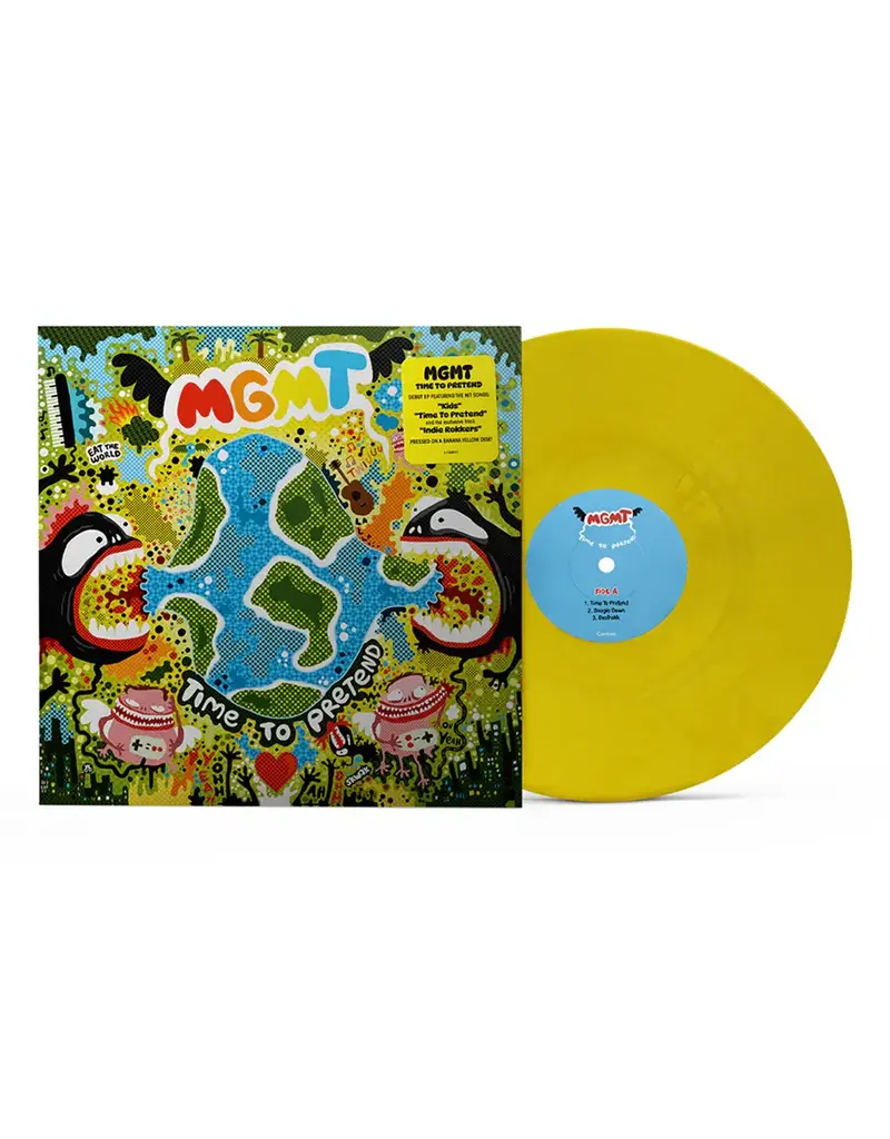 (LP) MGMT - Time To Pretend (Banana Yellow Vinyl) (6-Song EP)