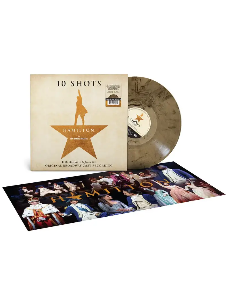 (LP) Original Broadway Cast - Hamilton: 10 Shots (Highlights From The Original Broadway Cast Recording) (Standard Cabinet Battle Vinyl)