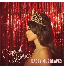 (LP) Kacey Musgraves - Pageant Material (10th Anniversary) (Limited Edition Gold Glitter Vinyl)