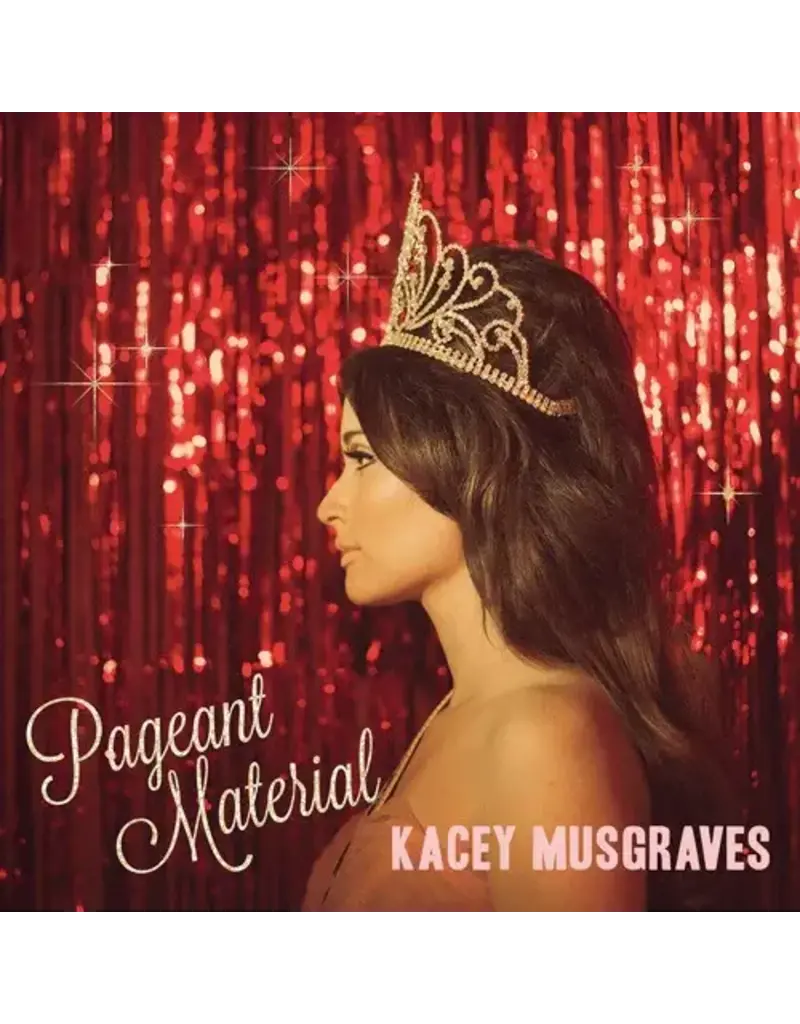 (LP) Kacey Musgraves - Pageant Material (10th Anniversary) (Limited Edition Gold Glitter Vinyl)