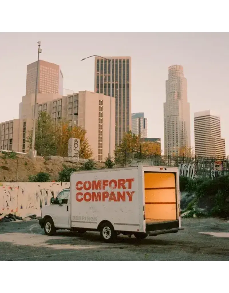(LP) Bearings - Comfort Company (Indie Exclusive Baby Pink/Half Red White Splatter Split Vinyl)