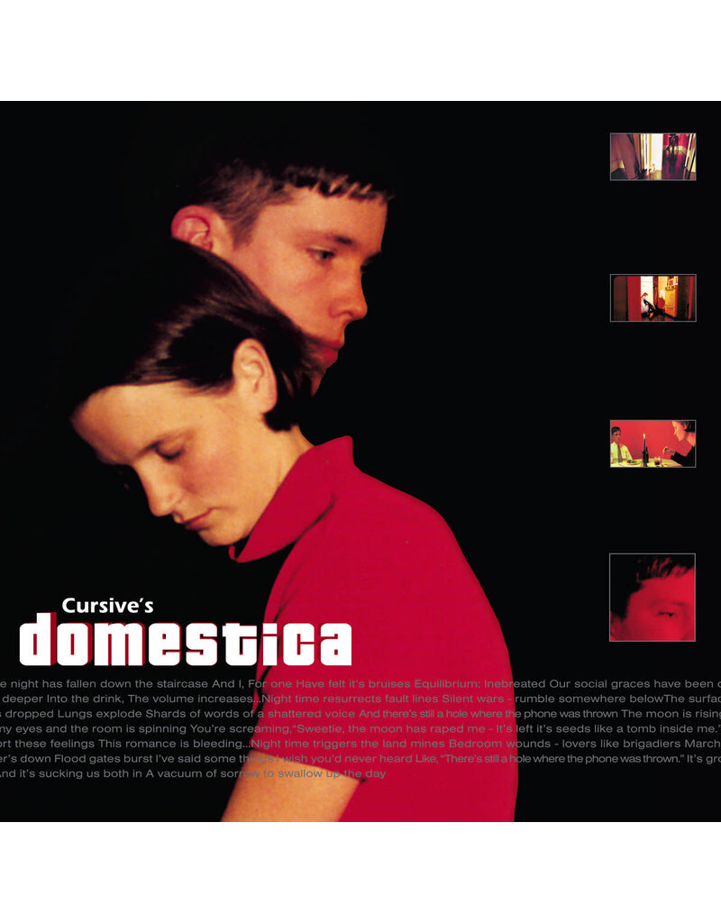 Run For Cover (LP) Cursive - Domestica (red smoke coloured vinyl)
