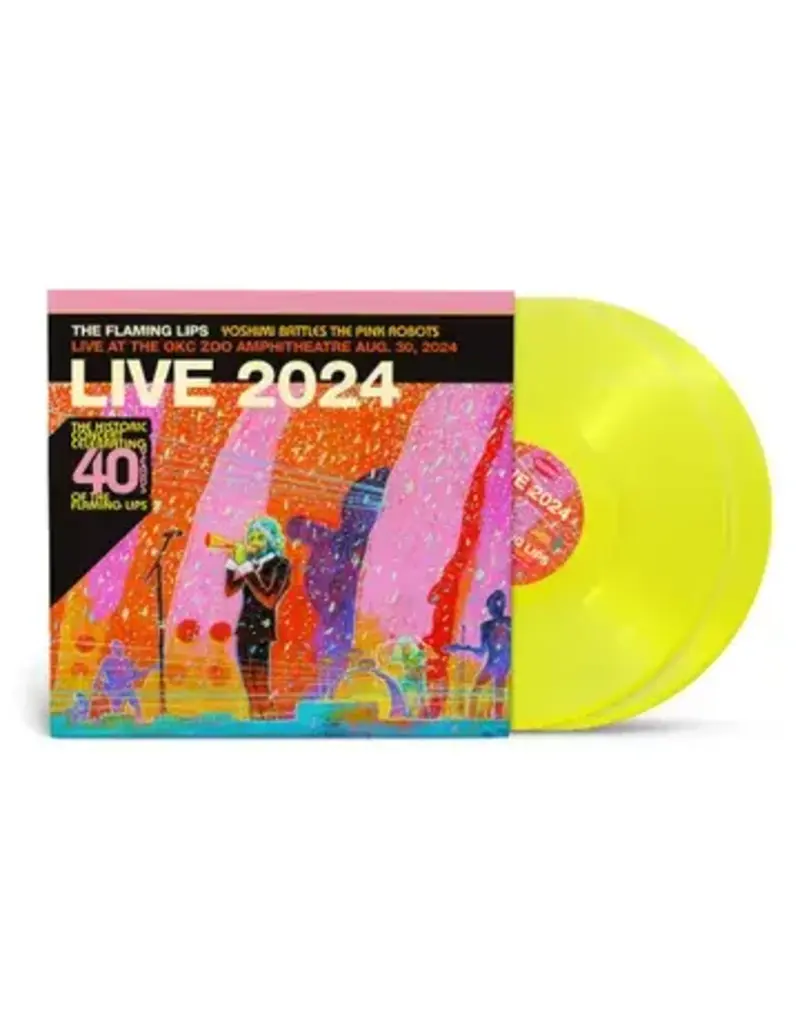 (LP)The Flaming Lips - Yoshimi Battles The Pink Robots Live At The Okc Zoo Amphithe (2LP, Yellow vinyl) BF25