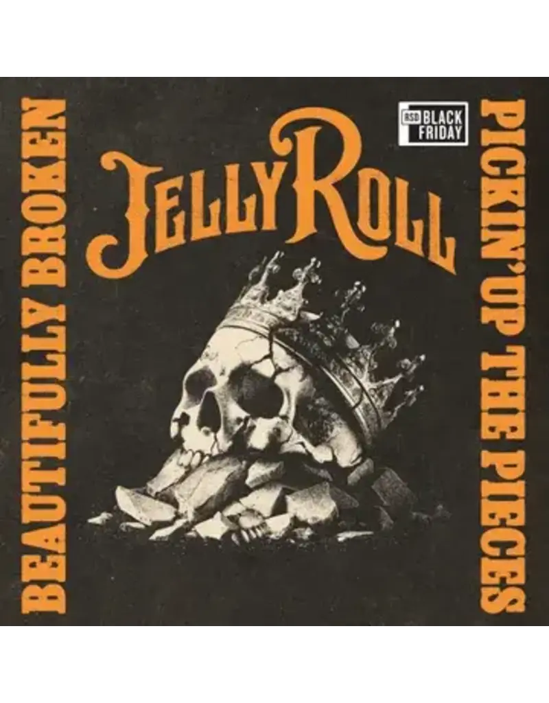 Republic (LP) Jelly Roll - Beautifully Broken - Pickin' Up The Pieces (Tequila Sunrise Vinyl) BF25