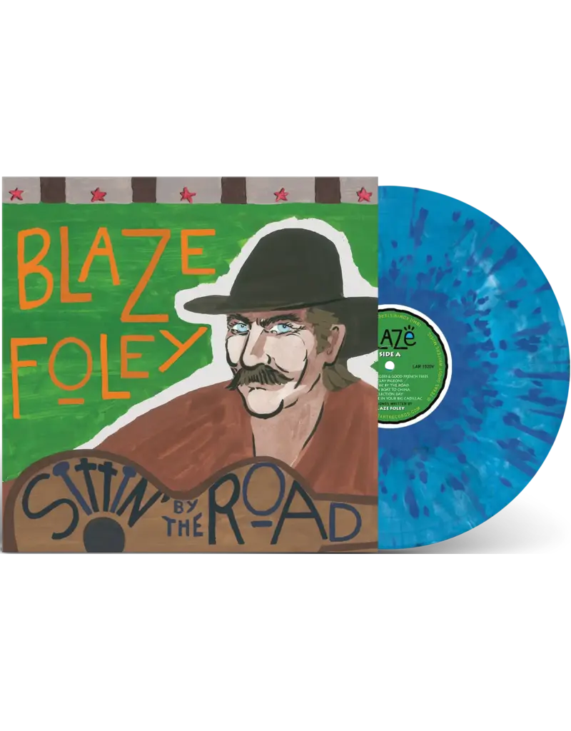(LP) Blaze Foley - Sittin' By The Road (Midnight Blue Splatter)