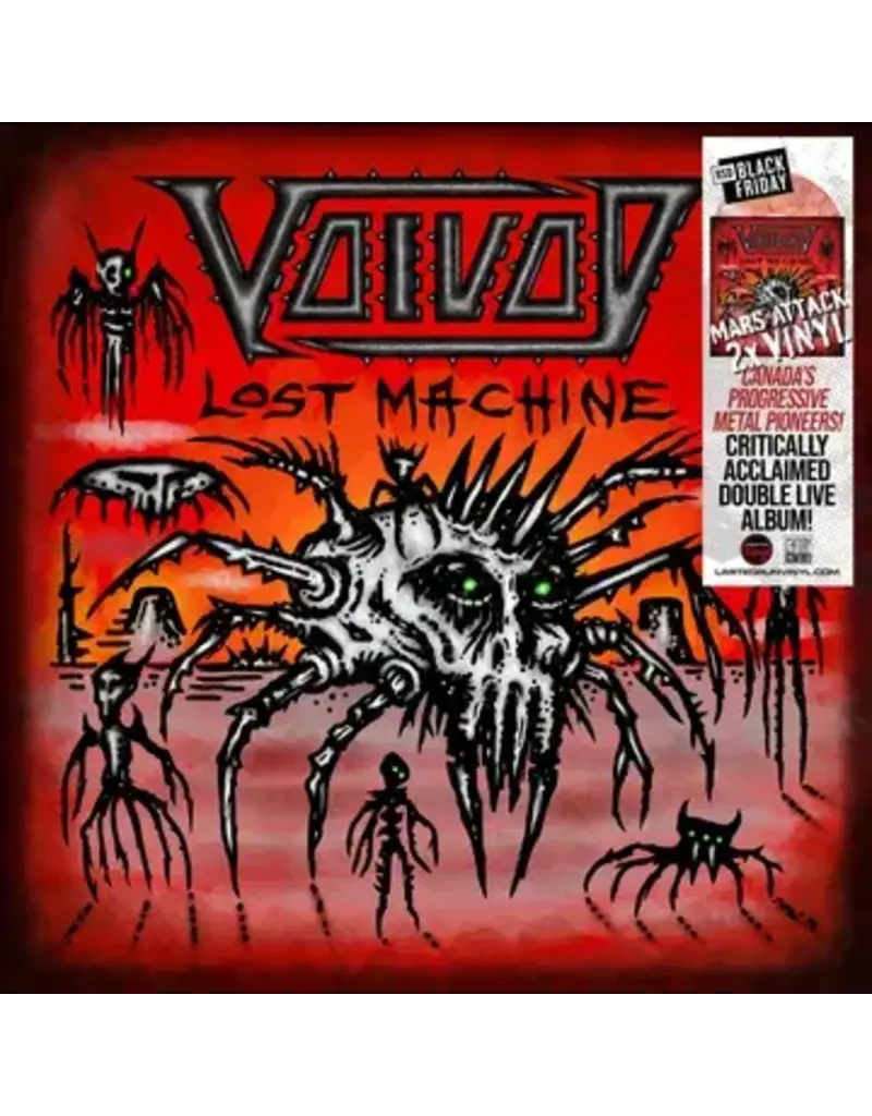Brutal Planet (LP) Voivod - Lost Machine - Live (2LP-Mars Attacks coloured vinyl) BF25