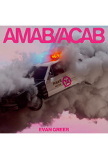 (LP) Evan Greer - AMAB/ACAB (Clear/Pink Cloud Vinyl)