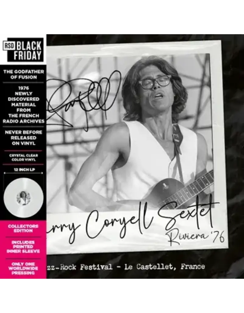 Culture Factory (LP) Larry Coryell - Riviera '76 (crystal clear vinyl) BF25
