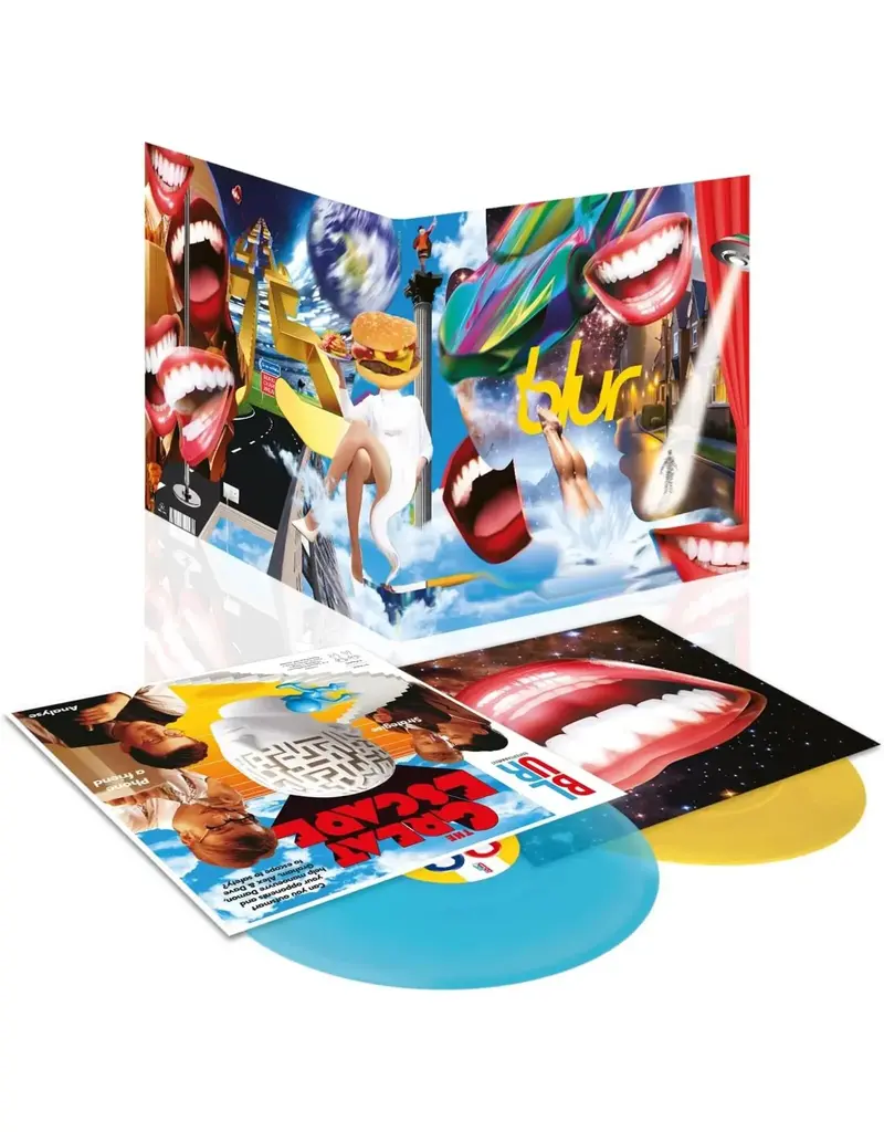 (LP) Blur - The Great Escape (30th Anniversary) (Turquoise and Yellow Vinyl) [2LP]