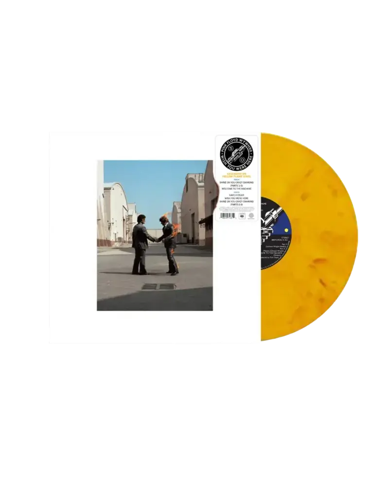 (LP) Pink Floyd - Wish You Were Here (50th Anniversary) (Limited Edition Yellow Flame Vinyl)